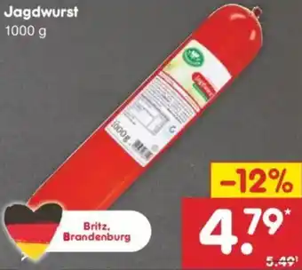 Netto Marken-Discount Jagdwurst Angebot