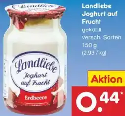 Netto Marken-Discount Landliebe Joghurt auf Frucht Angebot