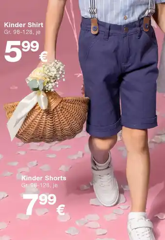 KiK Kinder Shorts Angebot