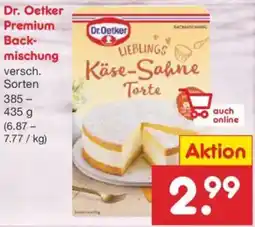 Netto Marken-Discount Dr. Oetker Premium Backmischung Angebot