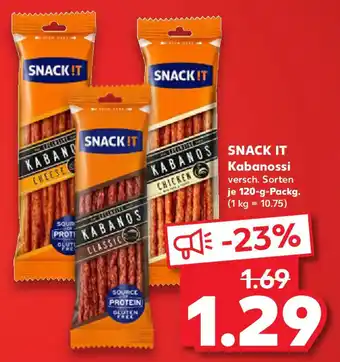 Kaufland SNACK IT Kabanossi Angebot