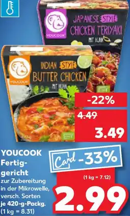 Kaufland YOUCOOK Fertig- gericht Angebot