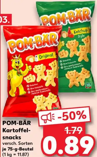 Kaufland POM-BÄR Kartoffel- snacks Angebot