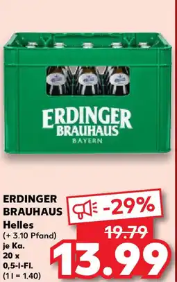 Kaufland ERDINGER BRAUHAUS Helles Angebot