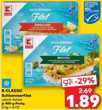 Kaufland K-CLASSIC Schlemmerfilet Angebot