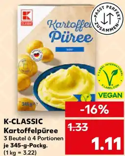 Kaufland K-CLASSIC Kartoffelpüree Angebot