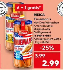 Kaufland MEICA Trueman's Hot-Dog Angebot