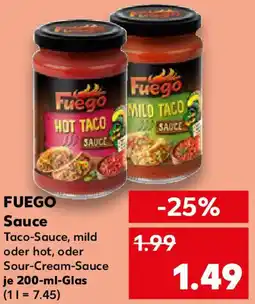 Kaufland FUEGO Sauce Angebot