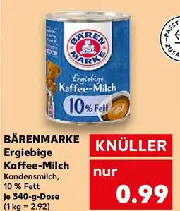 Kaufland BÄRENMARKE Ergiebige Kaffee-Milch Angebot