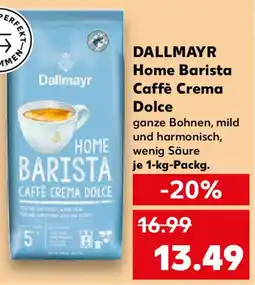 Kaufland DALLMAYR Home Barista Caffè Crema Dolce Angebot