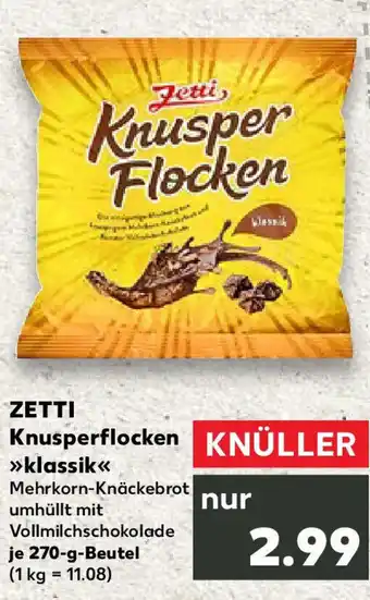 Kaufland ZETTI Knusperflocken Angebot