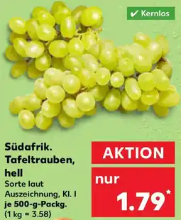 Kaufland Südafrik. Tafeltrauben, hell Angebot