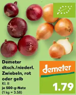 Kaufland Demeter dtsch./niederl. Zwiebeln, rot oder gelb Angebot