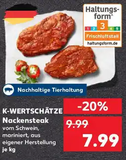 Kaufland K-WERTSCHÄTZE Nackensteak Angebot