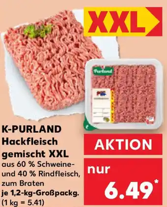 Kaufland K-PURLAND Hackfleisch gemischt XXL Angebot