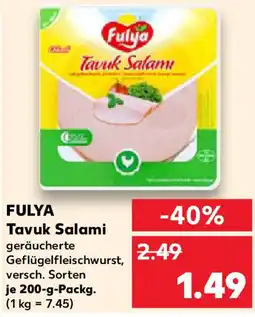 Kaufland FULYA Tavuk Salami Angebot