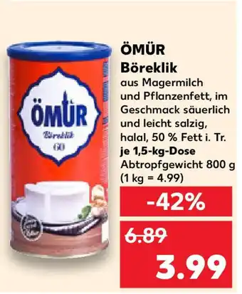 Kaufland ÖMÜR Böreklik Angebot