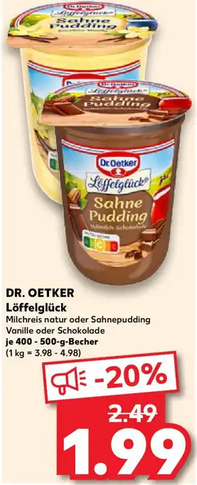 Kaufland DR. OETKER Löffelglück Angebot