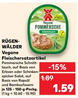 Kaufland RÜGEN- WÄLDER Vegane Fleischersatzartikel Angebot