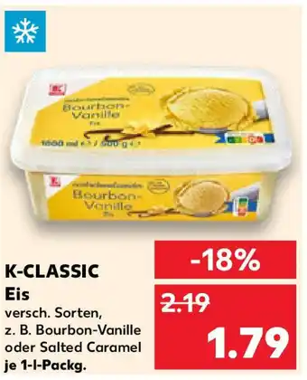 Kaufland K-CLASSIC Eis Angebot