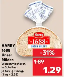 Kaufland HARRY 1688 Unser Mildes Angebot