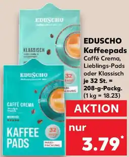 Kaufland EDUSCHO Kaffeepads Angebot