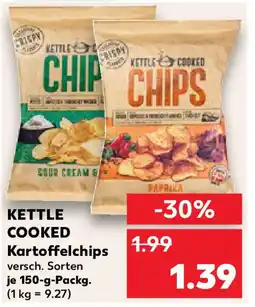 Kaufland KETTLE COOKED Kartoffelchips Angebot