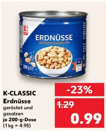 Kaufland K-CLASSIC Erdnüsse Angebot