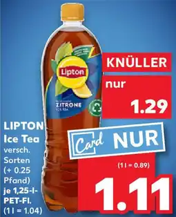 Kaufland LIPTON Ice Tea Angebot