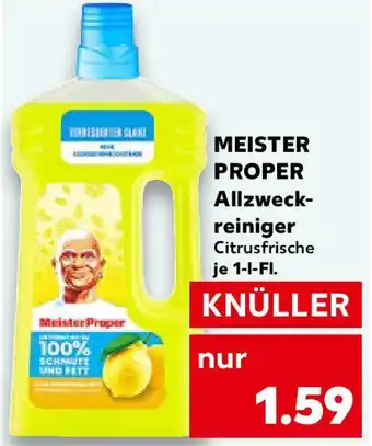 Kaufland MEISTER PROPER Allzweck- reiniger Angebot