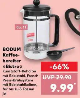 Kaufland BODUM Kaffee- bereiter Bistro Angebot