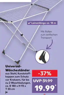 Kaufland Universal- Wäscheständer vileda Angebot