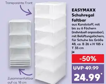 Kaufland EASYMAXX Schuhregal faltbar Angebot