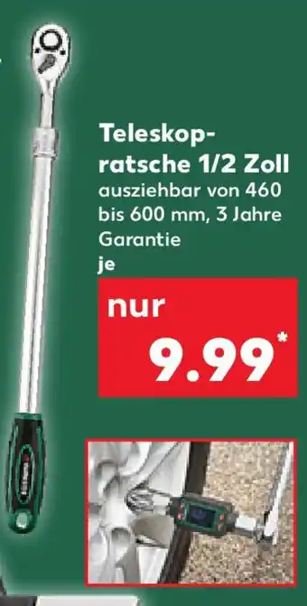 Kaufland Teleskop- ratsche 1/2 Zoll Angebot