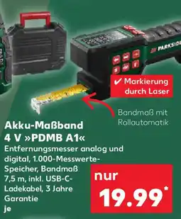 Kaufland PARKSIDE Akku-Maẞband 4 V PDMB A1 Angebot