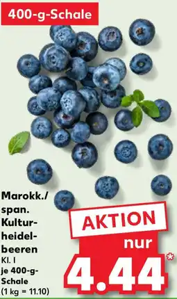 Kaufland Marokk./ span. Kultur- heidel- beeren Angebot