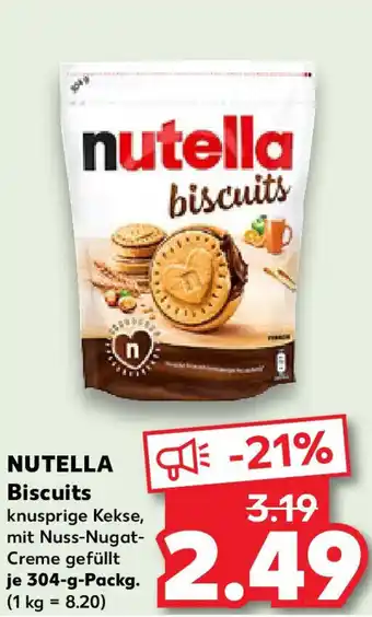 Kaufland NUTELLA Biscuits Angebot