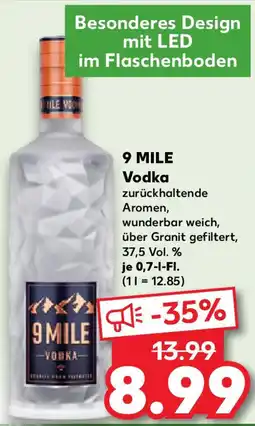 Kaufland 9 MILE Vodka Angebot