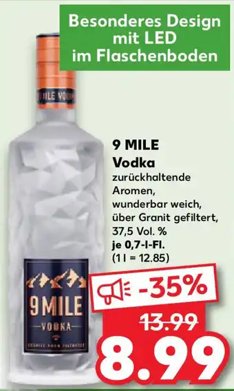 Kaufland 9 MILE Vodka Angebot