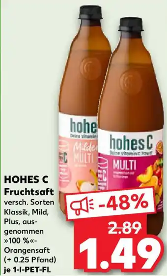 Kaufland HOHES C Fruchtsaft Angebot