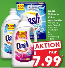 Kaufland DASH Voll- oder Color- waschmittel Angebot