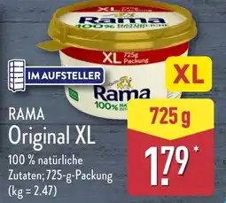 Aldi Nord RAMA Original XL Angebot