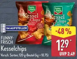 Aldi Nord FUNNY- FRISCH Kesselchips Angebot