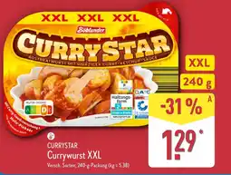 Aldi Nord CURRYSTAR Currywurst XXL Angebot