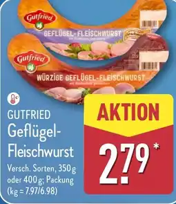 Aldi Nord GUTFRIED Geflügel- Fleischwurst Angebot