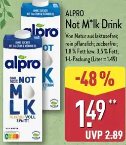 Aldi Nord ALPRO Not M*lk Drink Angebot