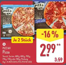 Aldi Nord PIZZ'AH Pizza Angebot