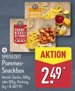 Aldi Nord SPEISEZEIT Pommes- Snackbox Angebot