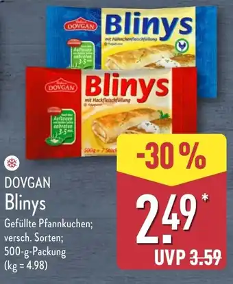 Aldi Nord DOVGAN Blinys Angebot