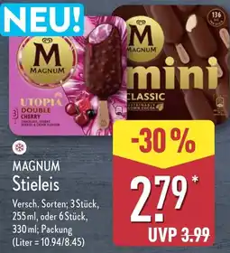 Aldi Nord MAGNUM Stieleis Angebot